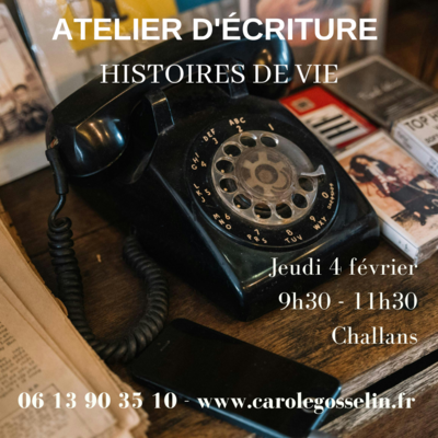 Atelier d'écriture Histoires de vie
