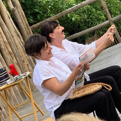 Elisabeth Paul et Claire Gaudin   - Alors, ces vacances? Spectacle de la Cie Yolanda