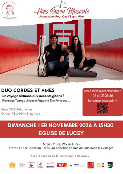 Hors Saison Musicale : le duo Cordes & Âmes en concert !