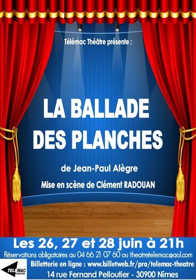 LA BALLADE DES PLANCHES de Jean-Paul ALÈGRE