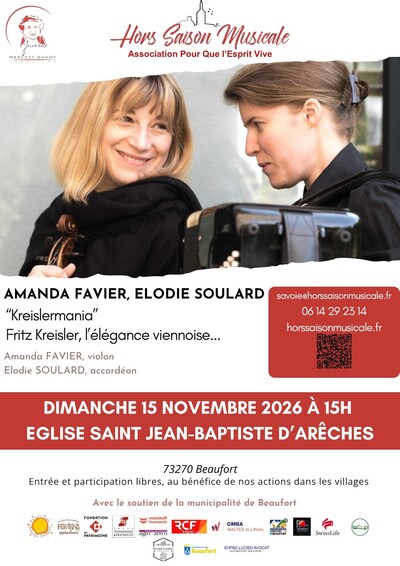 Le duo Amanda Favier et Elodie Soulard en concert !