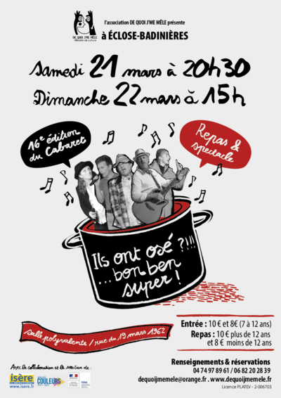 Spectacle  musical Ils on osé ?!!!...bon ben super !