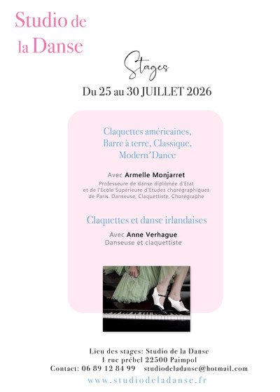Stage de danse et de claquettes