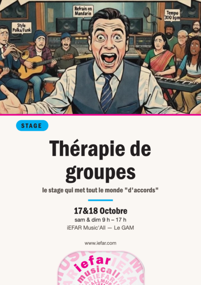 Stage de musique en groupe « Thérapie de groupes »