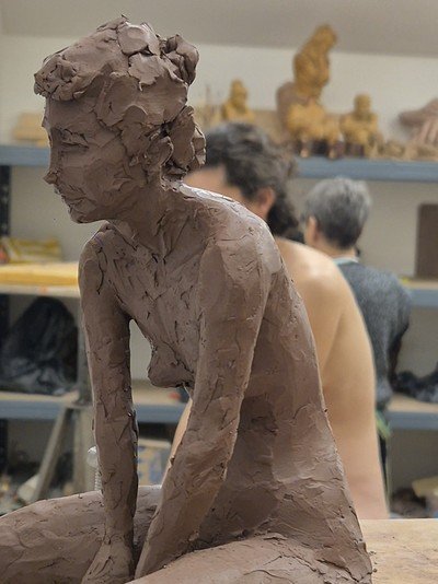 Stage Sculpture d'après Modèle Vivant