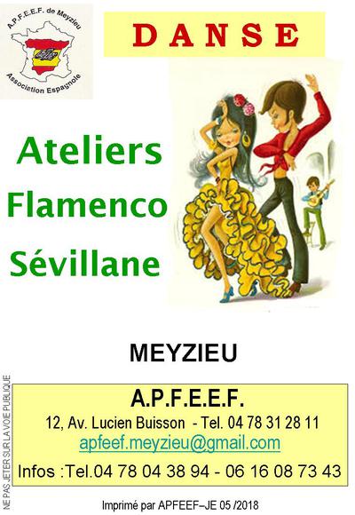 Apfeef Meyzieu - Danse Flamenco - Sévillane