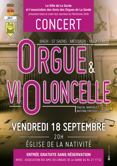 CONCERT : ORGUE ET VIOLONCELLE