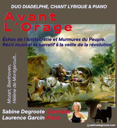 Duo Chant Lyrique Piano - AVANT l'ORAGE