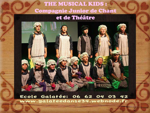 Galatée - "The Musical Kids" : Compagnie junior chant et Théâtre