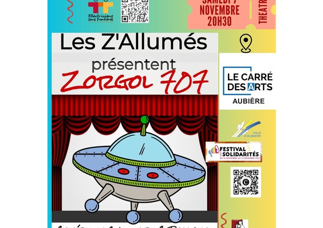 Théâtre solidaire "Zorgol707" avec la troupe des Z'Allumés