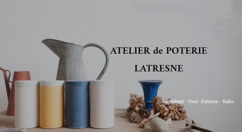 Atelier Poterie Latresne  - Cours de Poterie Adultes - Stages de Tour - Tous Niveaux 