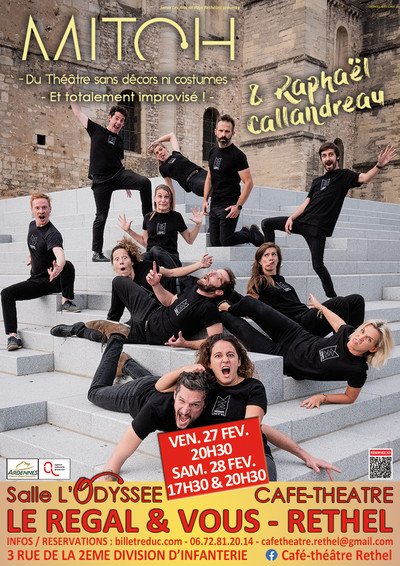 Cabaret Impro - Le MITCH et Raphaël Callandreau