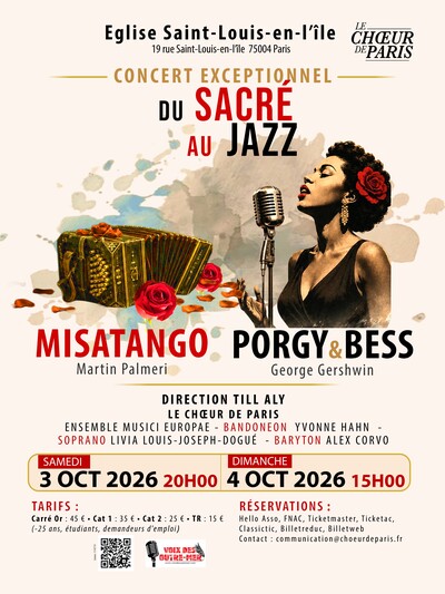 Du sacré au Jazz : Misa Tango et  Porgy and Bess 