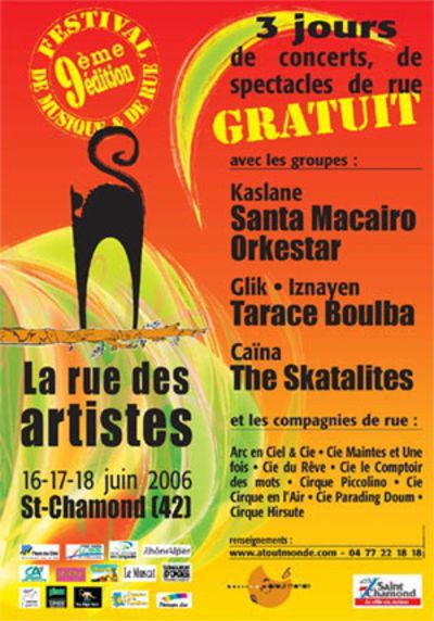 Festival la rue des artistes