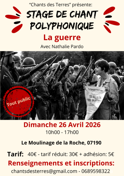 Stage de chant polyphonique - La Guerre