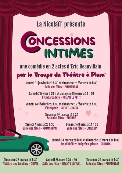 Théâtre à Plum' - Concessions Intimes