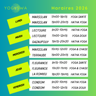 YOGASWA - Cours de yoga-méditation