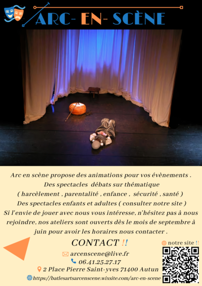 Arc en scène - ateliers théâtre /SPECTACLES