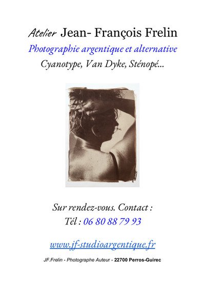 Atelier Jean-François Frelin - Cours de photographie alternative: cyanotype et Van Dyke.