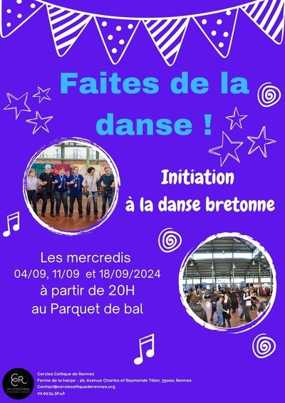 Cercle Celtique de Rennes - Initiation aux danses Bretonnes