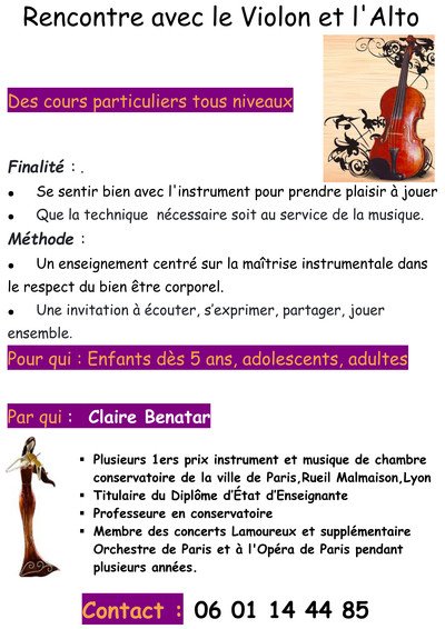 Claire Benatar - Professeure Diplômée