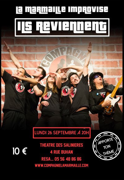 Cours de Théâtre d'improvisation avec La Marmaille