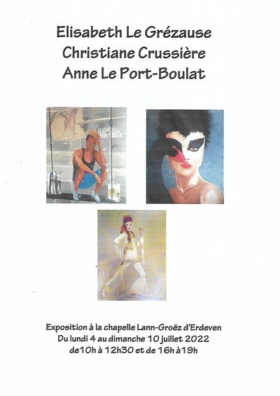 Exposition  peinture: Le Grézause, Crussière, Le Port-Boulat
