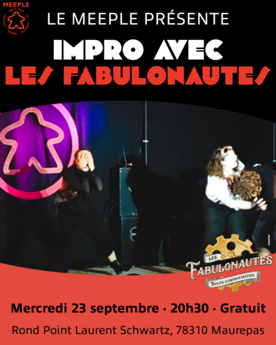Impro avec Les Fabulonautes au Meeple Bar