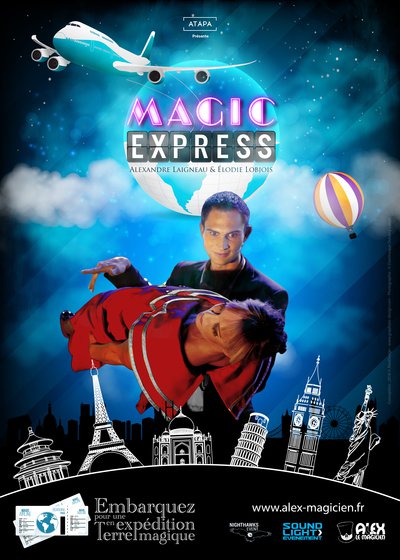 Magic Express | Spectacle de magie visuel | Arbre de Noël & Écoles