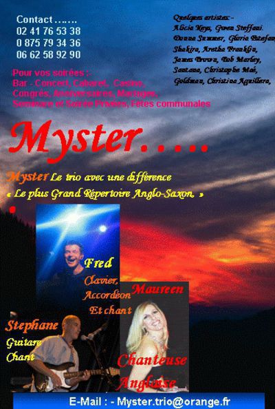 "MYSTER" : Le groupe qui sort du banal avec « Maureen »,chanteuse de Liverpool.
