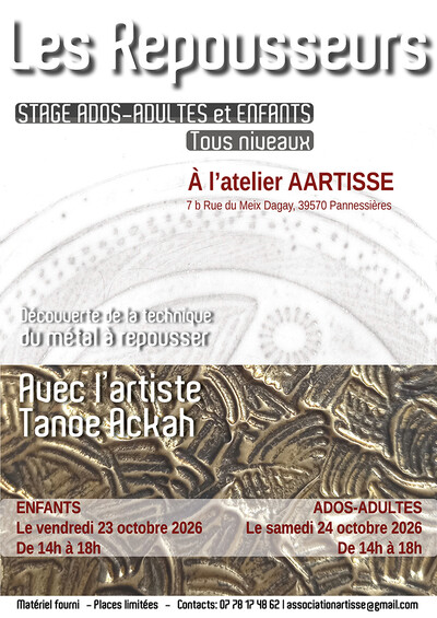 Stage dessin-peinture enfants, ados, adultes