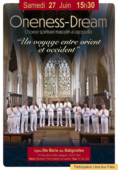 Chœur International Masculin a cappella "Oneness-Dream"