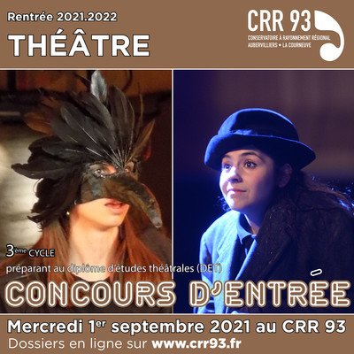 CRR 93 - INSCRIPTIONS 21.22 pour la classe d'art dramatique