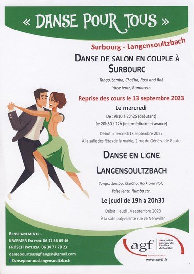 Danse Pour Tous Surbourg-Langensouh - Danse de salon et danse en ligne