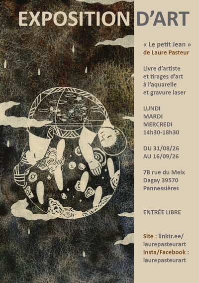 Exposition d'art, livre d'artiste et conte : Le petit Jean