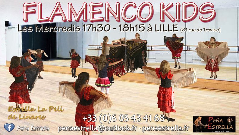 FLAMENCOKIDS - Cours Danse Flamenco Enfants Peña Estrella