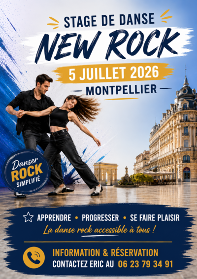 Stage initiation à la danse NEW ROCK!
