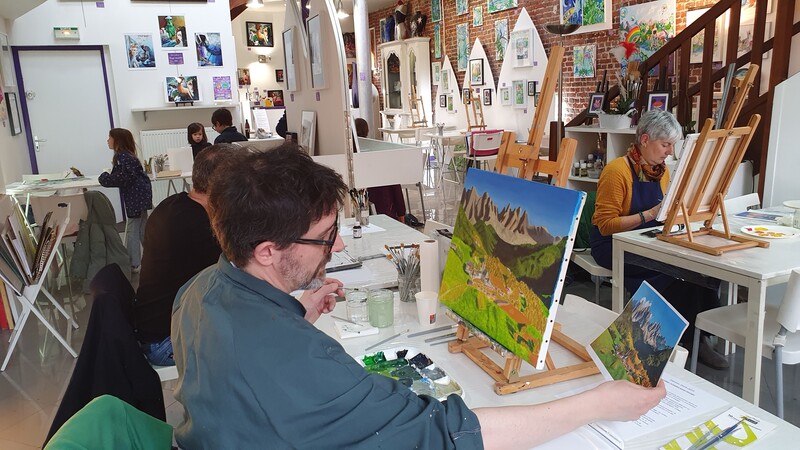 Stages Dessin Peinture vacances Toussaint - 1ère session