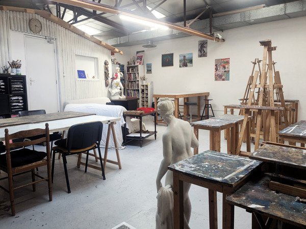 Atelier 71 - cours dessin/peinture/collage et techniques mixtes