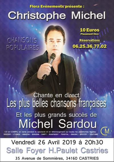 Christophe Michel chante les belles chansons française