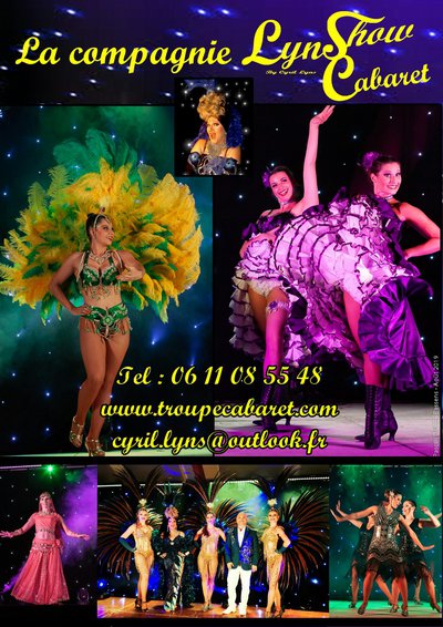Compagnie Lynshow cabaret - SPECTACLE cabaret Années 80 et variété