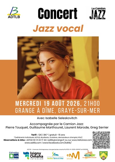 Concert de jazz vocal : Le Camion Jazz et I. Seleskovitch