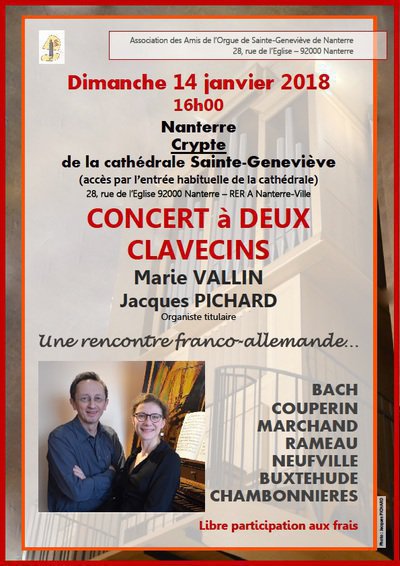 Concert à deux clavecins - Rencontre franco-allemande