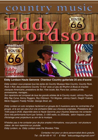 EDDY LORDSON - CHANTEUR COUNTRY