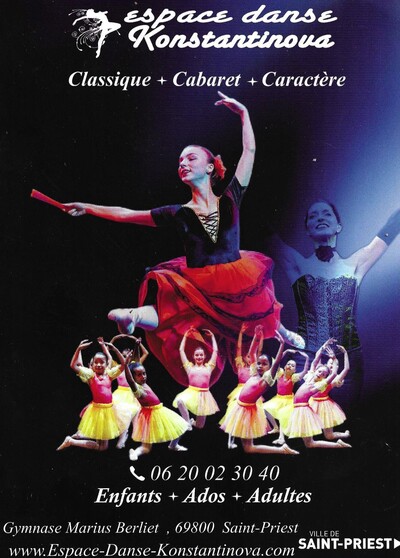 ESPACE DANSE KONSTANTINOVA - Cours de Danse Classique et Cabaret