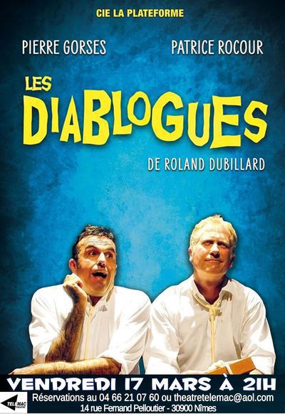 LES DIABLOGUES de Roland DUBILLARD