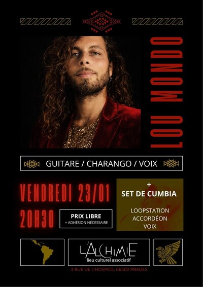 Lou Mondo - Disponible pour concert 