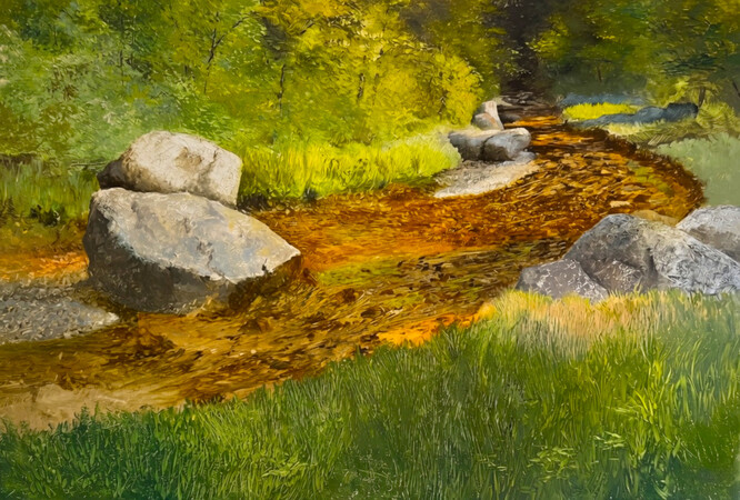 Peindre les paysages de rivière