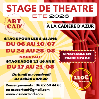STAGE DE THEATRE ENFANTS