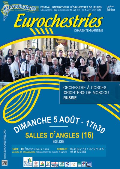 29ème édition du Festival Eurochestries Charente-Maritime